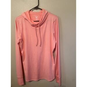 WOMENS PINK REEBOK HOODIE SIZE LARGE
